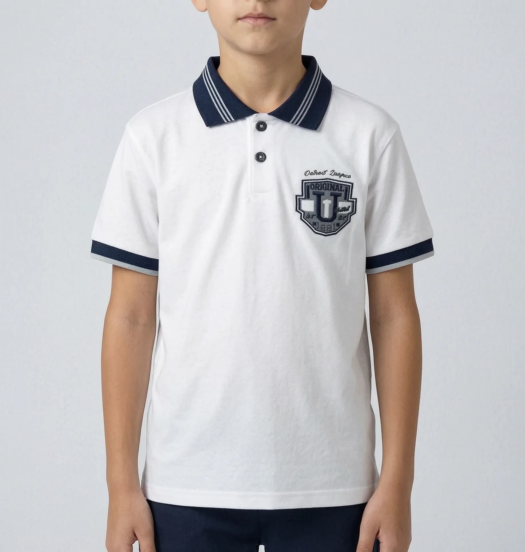 Printed Graphic Polo T-Shirt
