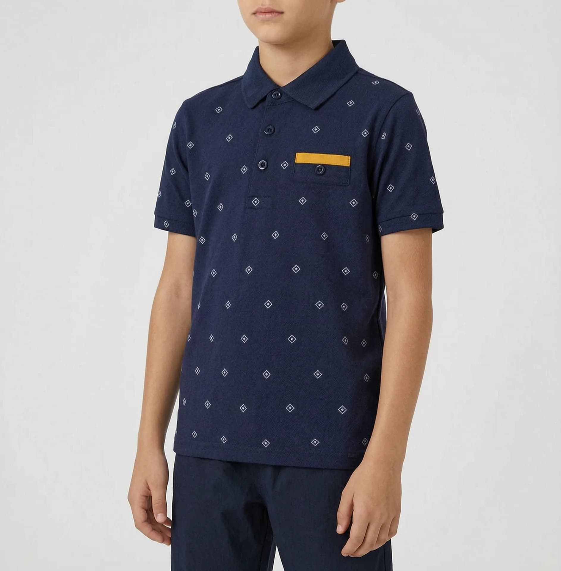 Recycled Cotton Polo T-Shirt