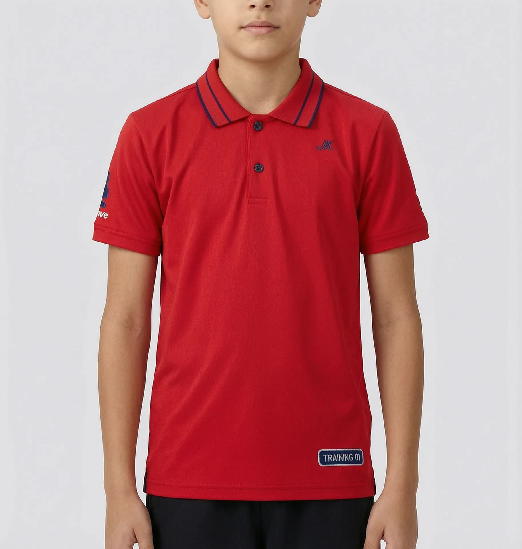 Contrast Collar Polo T-Shirt