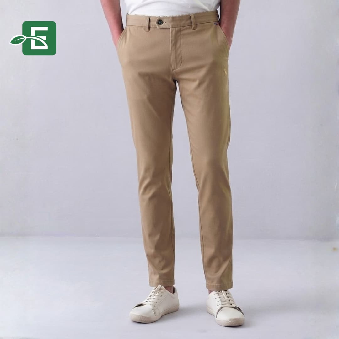 Men's Khaki Slim Fit Chino Pant